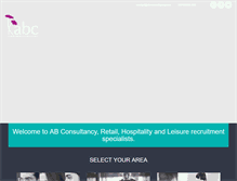 Tablet Screenshot of ab-consultancy.com